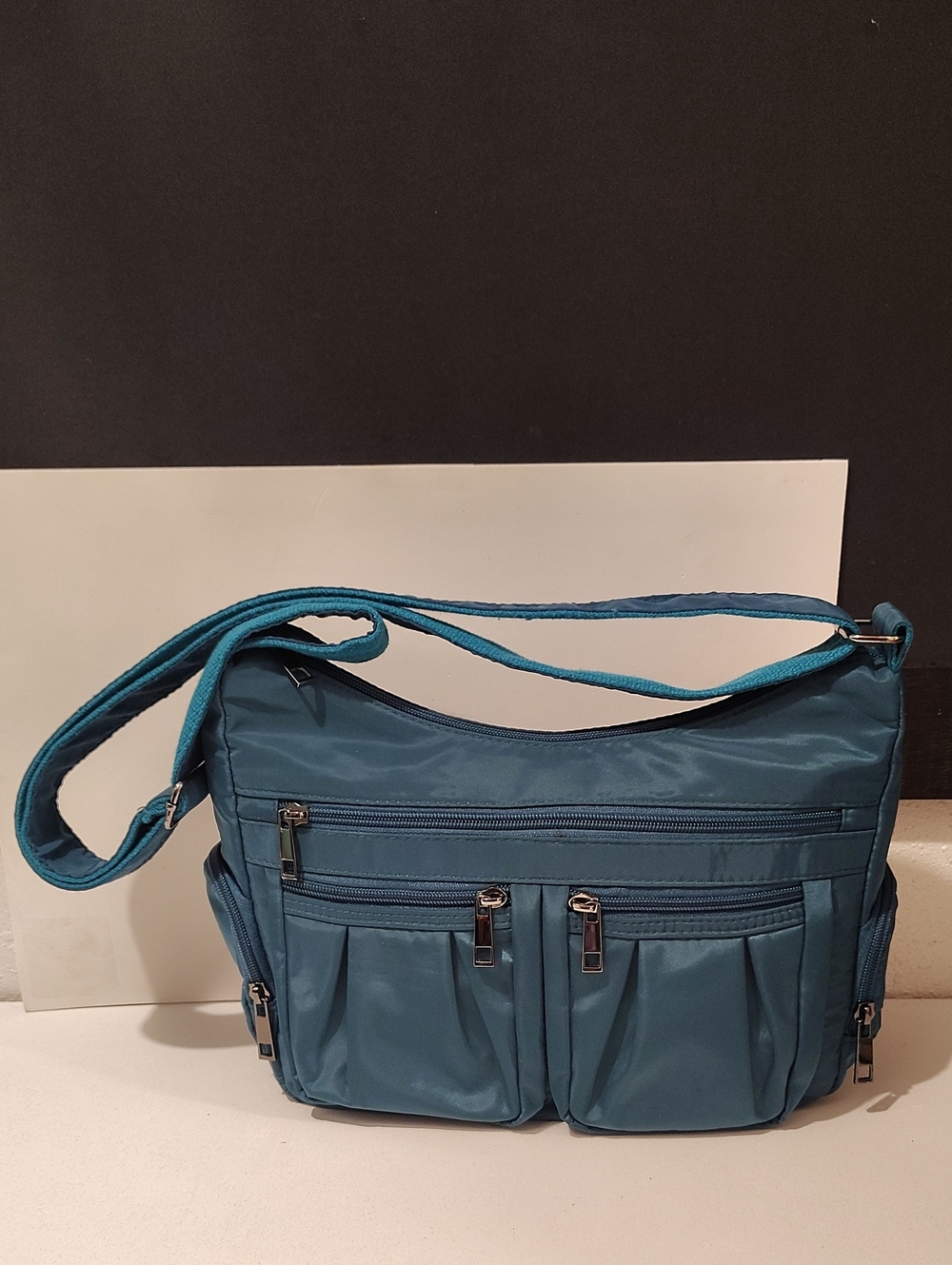 Volganik Rock Nylon Crossbody Bag - Lake Blue